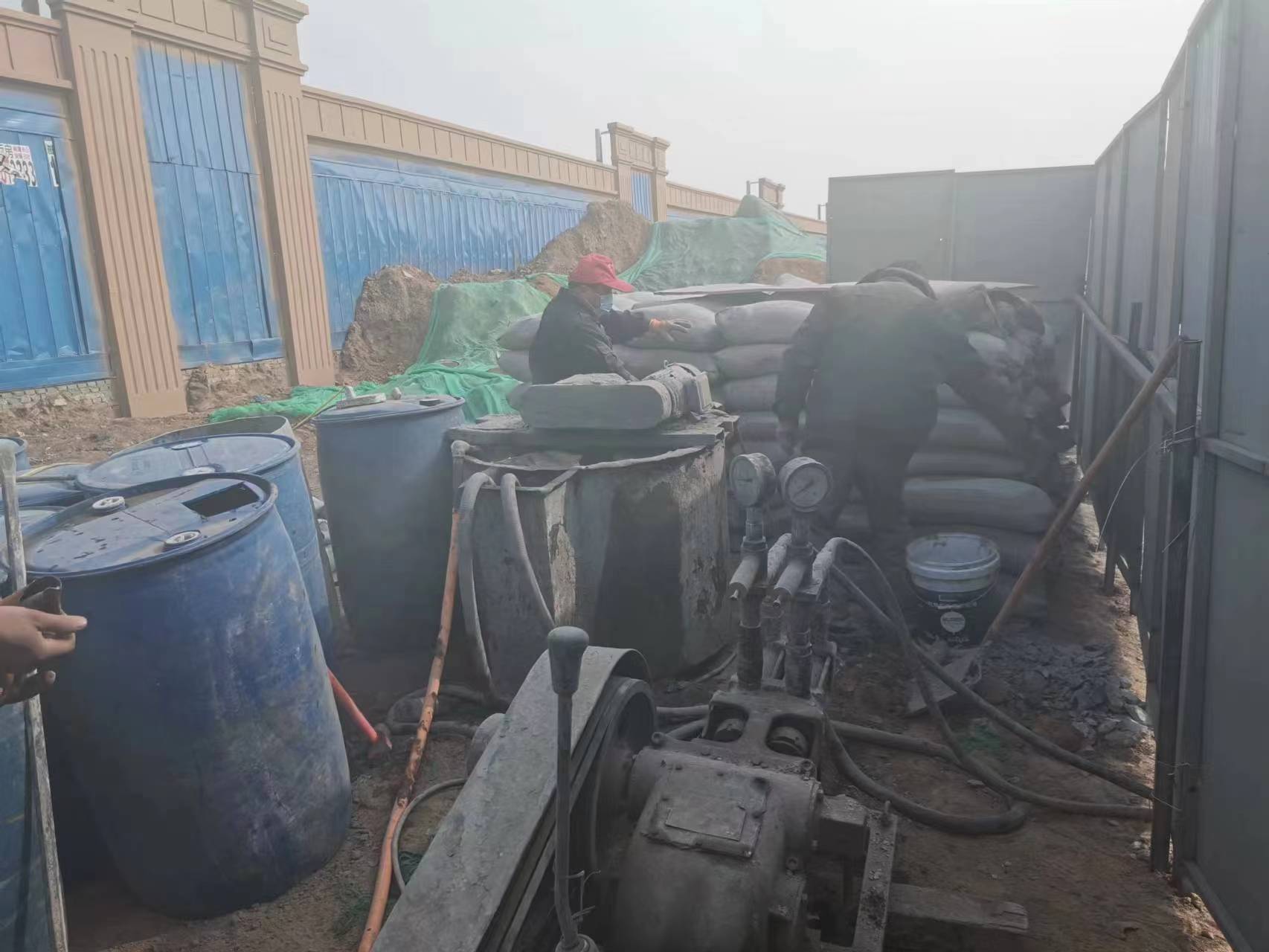 龙山房屋下沉注浆